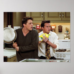 Póster FRIENDS™   Joey y Chandler asustados