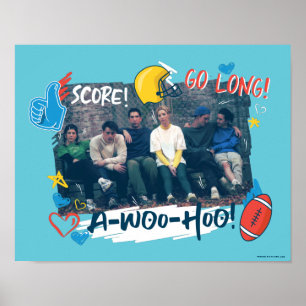 Póster FRIENDS™ Juego de Fútbol
