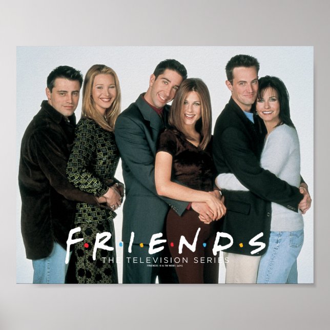 Póster FRIENDS™ | Parejas abrazándose (Frente)