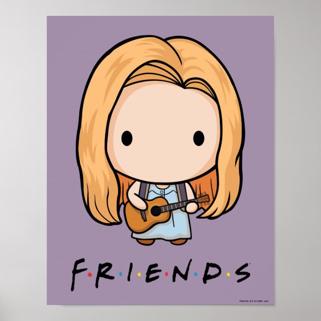 Póster FRIENDS™ | Phoebe Chibi (Frente)