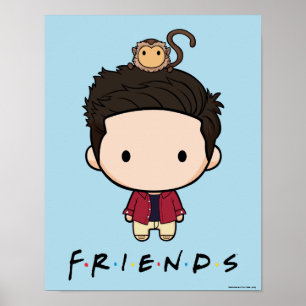 Póster FRIENDS™ Ross Chibi