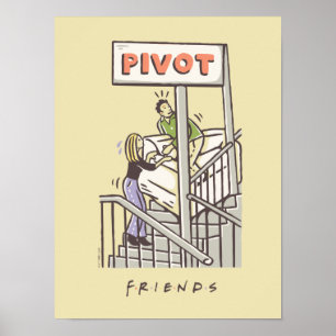 Póster FRIENDS™ Ross y Rachel PIVOT