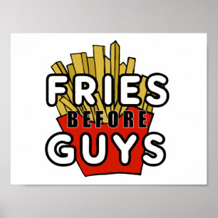 Póster Fries antes que chicos