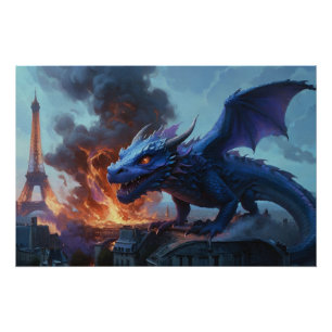 Póster Fries franceses, ¿alguien? Arte Dragon
