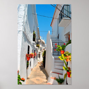 Póster Frigiliana Andalucía Costa Del Sol España