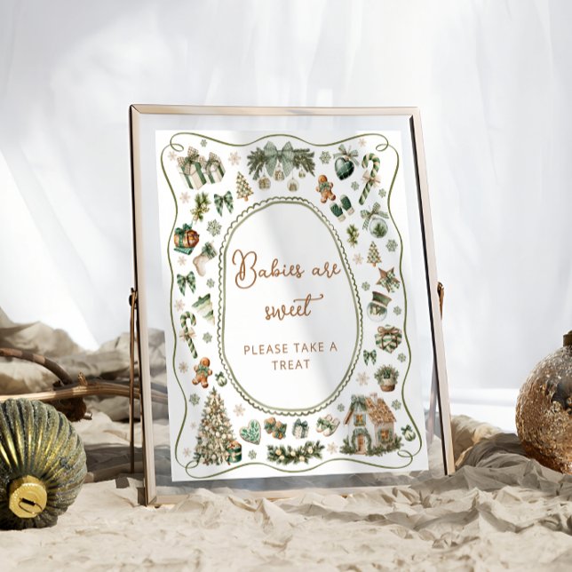 Póster Frío fuera Invierno Los bebés son dulces, tómate u (Subido por el creador)