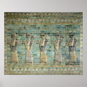 Póster Frisa de arqueros