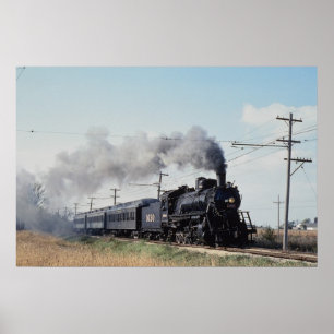 Póster Frisco 2-10-0, No. 1630, Illinois Railroad Museum,