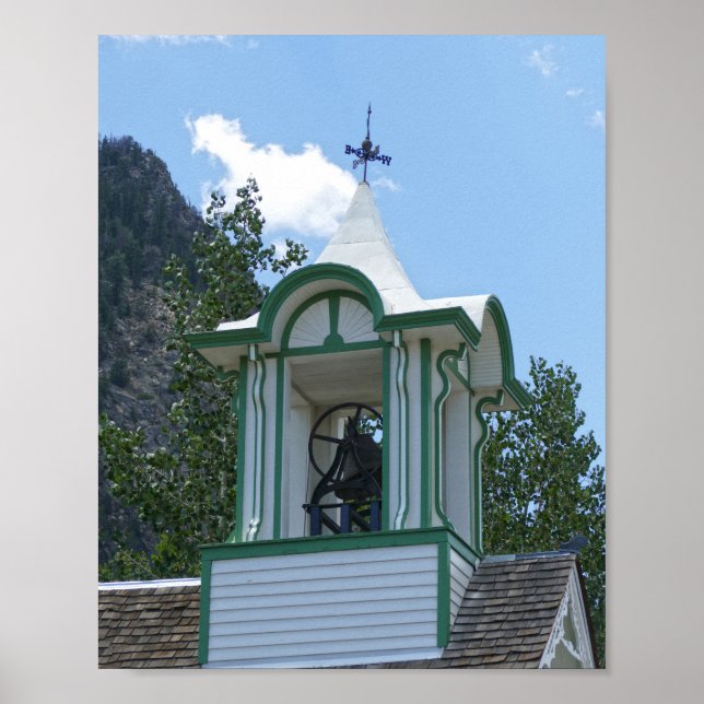 Póster Frisco One room Schoolhouse Bell Tower, Colorado (Frente)
