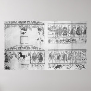 Póster Friso del della Querciola de la gruta