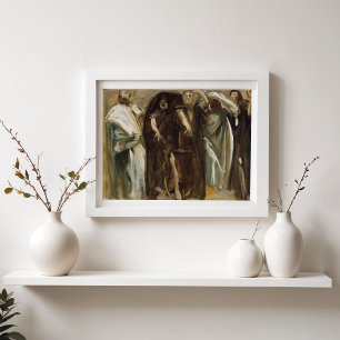 Póster Friso del estudio de los profetas, Sargent
