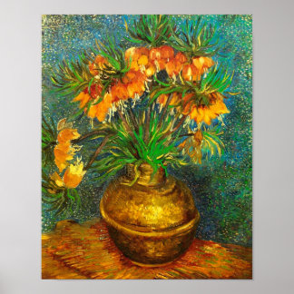 Póster Fritarios en un Bella Artes de Van Gogh de cobre