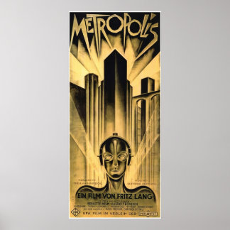 Póster Fritz Lang Metropolis