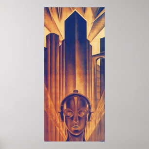 Póster Fritz Lang METROPOLIS 1927 Cine De Ciencia Ficción