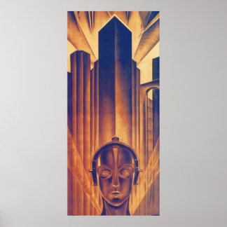 Póster Fritz Lang METROPOLIS 1927 Cine De Ciencia Ficción