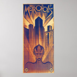 Póster Fritz Lang METROPOLIS (1927) Vintage Movie Poster