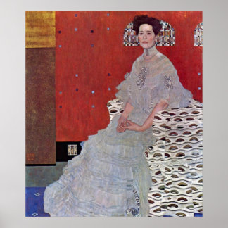 Póster Fritza Reidler Klimt por Gustav Klimt