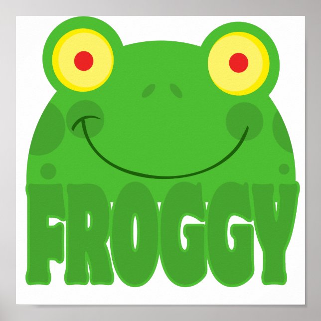 PÓSTER FROGGY PERSONALIZADO (Frente)