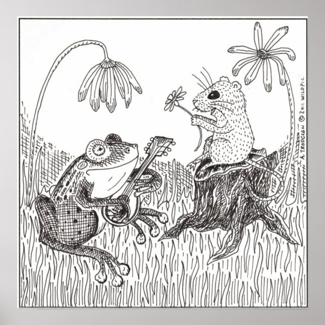 Póster Froggy Went A-Courtin' (Frente)
