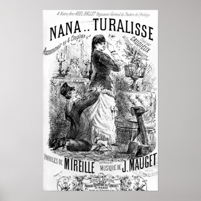 Póster Front cover of a score sheet (Frente)