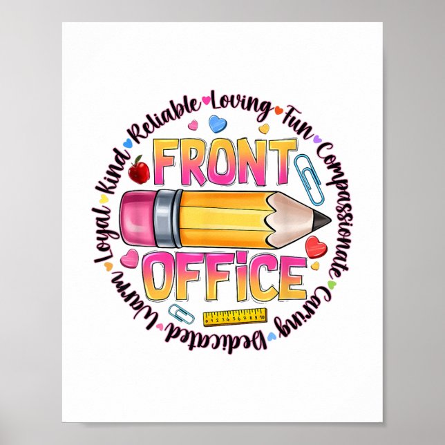 Póster Front Office Squad Regresa A La Escuela Feliz Prim (Frente)