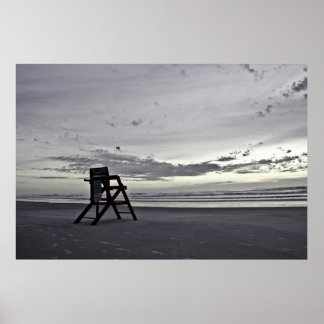 Póster Front Seat at the Beach Sunrise