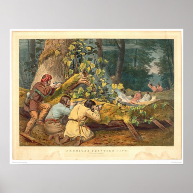 Póster Frontera Americana (0021A) (Frente)