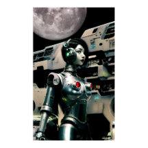 Frontera de su carrera espacial - Ken Gage Art