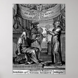 Póster Frontispiece de 'Dialogus De Systemate Mundi'