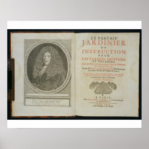 Póster Frontispiece de la página y del retrato de título