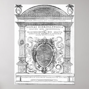 Póster Frontispiece de 'Monas Hieroglyphica