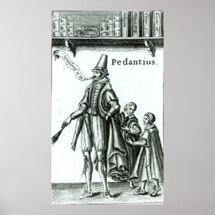 Póster Frontispiece of 'Pedantius'