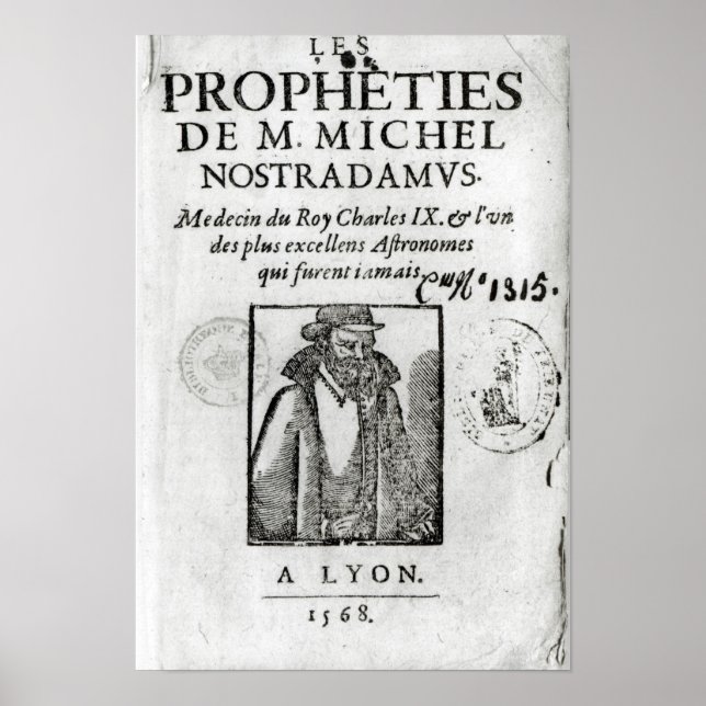Póster Frontispiece to 'Les Propheties de M. Michel (Frente)