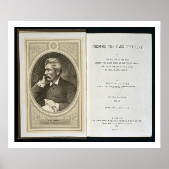 Póster Frontispiece to 'Through the Dark Continent', by H (Frente)