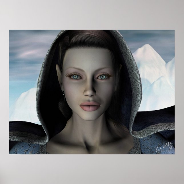 Póster 'Frost Elf' Print (Frente)