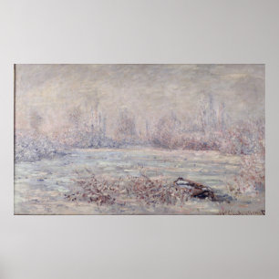 Póster Frost near Vetheuil, 1880