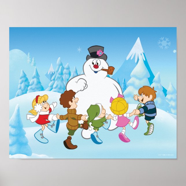 Póster Frosty el invierno de Snowman™ (Frente)