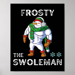 Póster Frosty Gym Gym Formación Chr Funny Swoleman