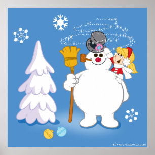 Póster Frosty the Snowman™   Frosty & Karen Winter Fun