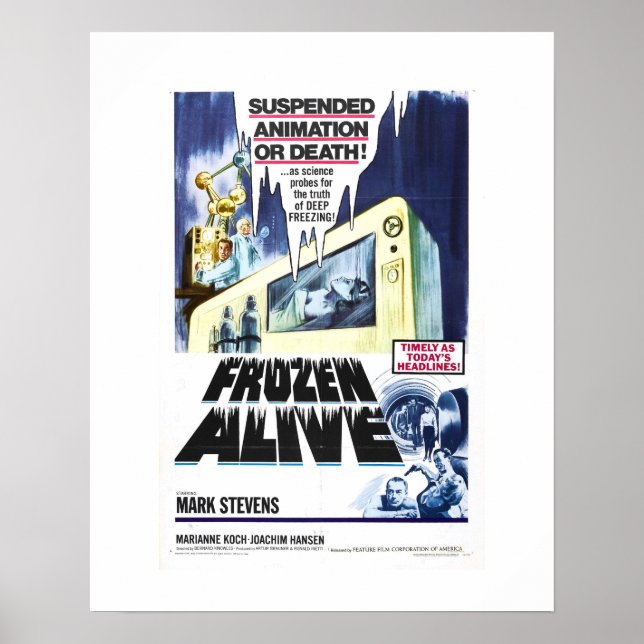 Póster Frozen Alive (Frente)