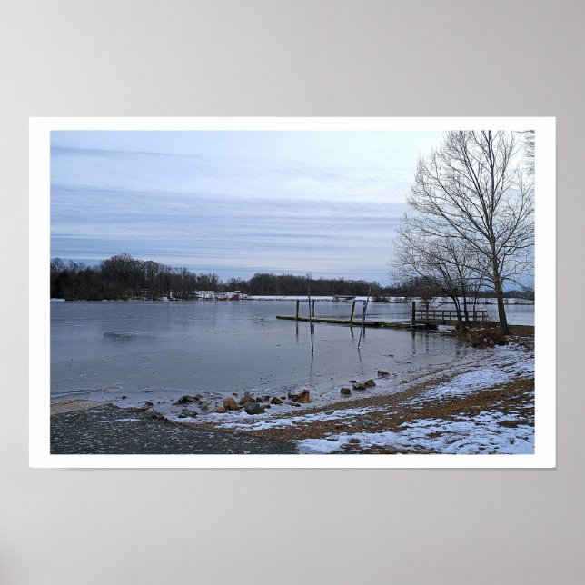 Póster Frozen Creek Photo Poster (Frente)