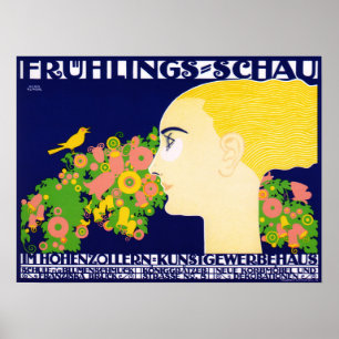 Póster FRUHLINGS SCHAU Arts & Crafts Exhibition Expo