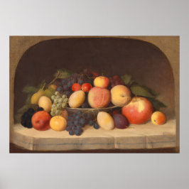 Póster Fruit Still Life, Robert Duncanson Bella Artes Pos