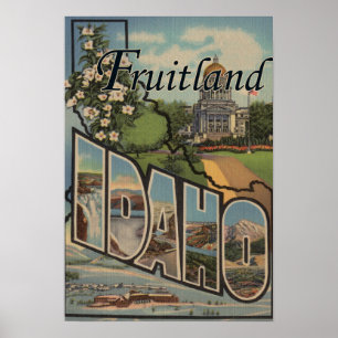 Póster Fruitland, Idaho - escenas grandes de la letra