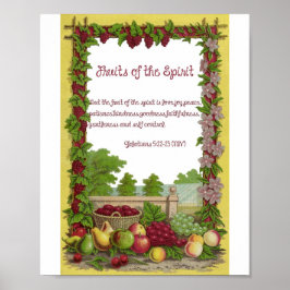 Póster Fruits of the Spirit