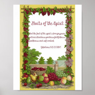 Póster Fruits of the Spirit