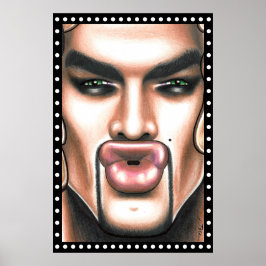 Póster Fruncir/Primer Plano