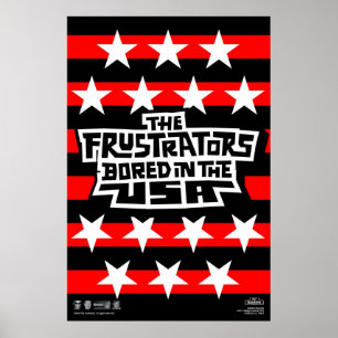 Póster Frustrators Bored Flag Poster
