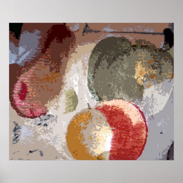 Póster Fruta abstracta (Frente)