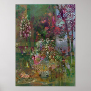 Póster Fruta Azúcar-Sacada el polvo del navidad